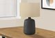 Monarch Specialties Inc. 24"H Black Ceramic Table Lamp-4