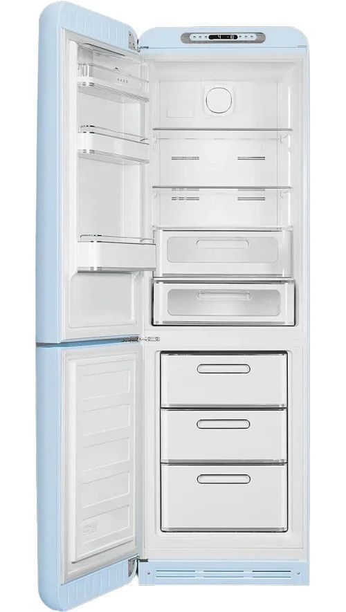 Smeg 50's Retro Style Aesthetic 11.7 Cu. Ft. Pastel Blue Bottom Freezer Refrigerator-1