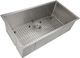 ZLINE Meribel 36" Stainless Steel Undermount Single Bowl Kitchen Sink with Bottom Grid-0