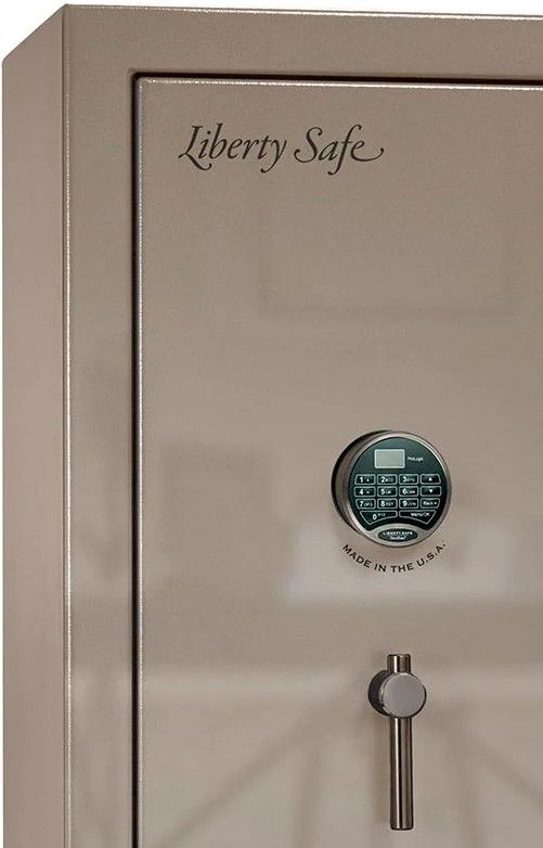 Liberty Safe Premium Home Champagne Gloss/Black Chrome 17 Electronic Gun Safe-2