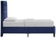 Emerald Home Amelia Navy Twin Upholstered Panel Bed-4