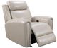 Leather Italia™ Cambria Jonathan Cream Power Glider Recliner-0