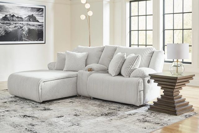 Signature Design by Ashley® Top Tier 3-Piece Alloy Left-Arm Facing Manual Reclining Sectional and Chaise-2