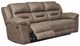 Signature Design by Ashley® Stoneland Fossil Reclining Sofa-0