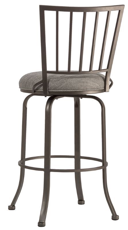 HH2 Home Lynx Gray Swivel Counter Stool-1