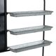 A & B Home Matte Black/Silver Shelf-3