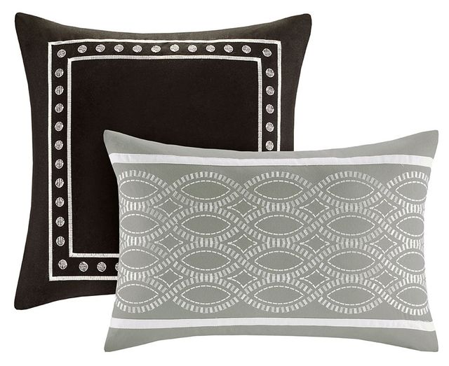 Olliix by Intelligent Design Senna Black Twin/Twin XL Comforter Set-1