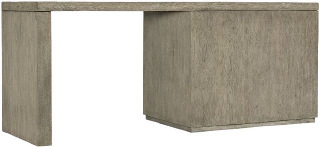 Hooker® Furniture Linville Falls Mink 72" Desk with Open Desk Cabinet-2