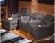 Jaymar Corrado Linea 30 5 Piece Illusion Charcoal Gr. 30 Sectional-1