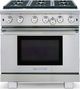 American Range Cuisine Series 36" Stainless Steel Pro Style Gas Range-0