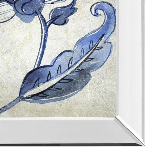 Classy Art Vintage Porcelain I by Chariklia Zarris Mirrored Frame Wall Art-1