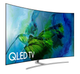 Samsung 75" 4K Ultra HD QLED Curved TV-1