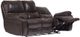 Porter International Designs Ramsey Brown Leather-Look Manual Reclining Sofa-4