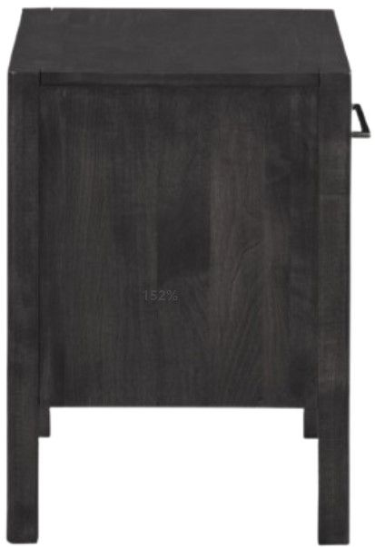 Bassett® Furniture Benchmade Parkway Cinder Bedside Table with Charger-1