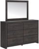 Signature Design by Ashley® Hollivern Dark Gray Dresser and Mirror-0