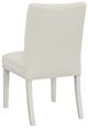 Fairfield® Customizable Entree Dining Concave Short Back Dining Chair with Linen Legs-3