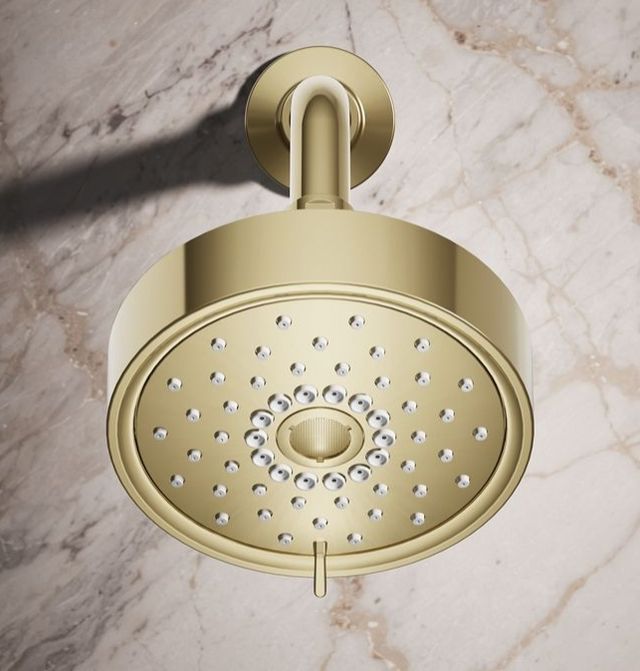 KOHLER® Purist® Vibrant French Gold 2.5 GPM 3-Function Showerhead-4
