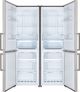 FORNO® Guardia 47" 21.6 Cu. Ft. Stainless Steel Counter Depth Bottom Freezer Double Refrigerator-2