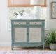 Powell® Clancy Antique Blue/White Console-1