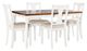 Powell® Willow 5-Piece Brown/Vanilla White Dining Set-0