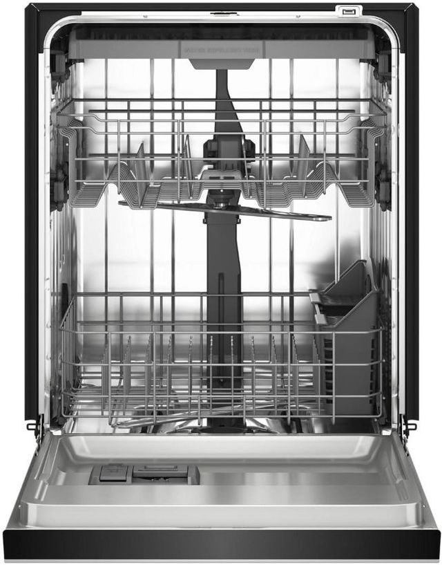 KitchenAid® 24" White Front Control Built-In Dishwasher with Third Level Utensil Rack and 30+ Total Wash Jets-1