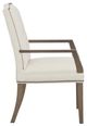 Fairfield® Customizable Entree Dining Empire Short Button Back Arm Chair-2