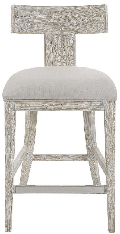 Uttermost® Idris Whitewashed Counter Stool-0