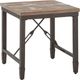 Steve Silver Co. Jersey Antiqued Tobacco End Table with Brown Base-0