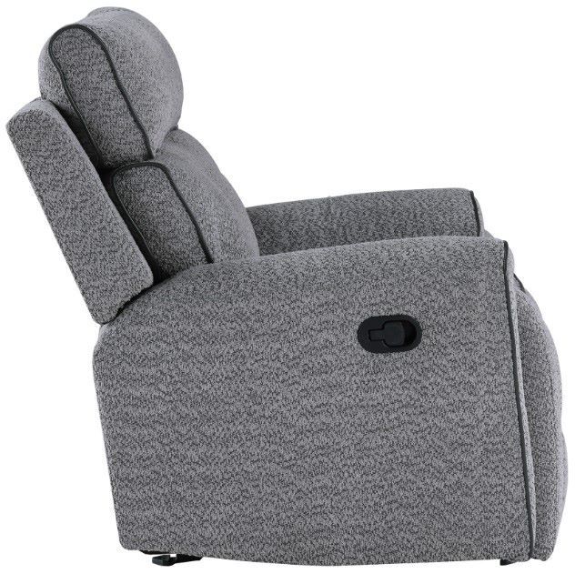 New Classic® Home Furnishings Omni Gray Manual Glider Recliner-2