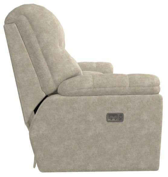 La-Z-Boy® Morrison Stucco Power Reclining Loveseat with Console and Headrest-2