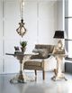 A & B Home Beige Small Harper 1-Light Chandelier-4