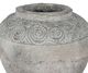 A & B Home Light Gray 8" Planter Pot with Swirling Patterns-1