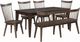 Liberty Furniture Midland Falls 6-Piece Rustic Brown Dining Table Set-0