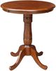 John Thomas Furniture® Dining Essentials Espresso Round Dining Table with Espresso Traditional Pedestal Base-0