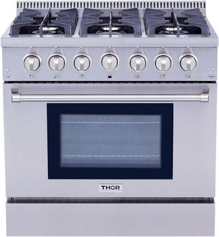 Thor Kitchen® 48" Stainless Steel Pro Style Gas Range