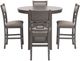 Signature Design by Ashley® Wrenning 5-Piece Gray Counter Dining Table Set-1