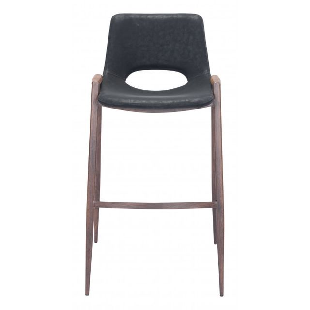 Zuo® Modern Desi Black Bar Chair-2