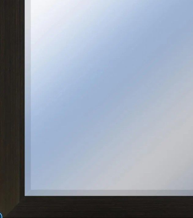 Classy Art Style 303 Brown/Chrome Wall Mirror-1