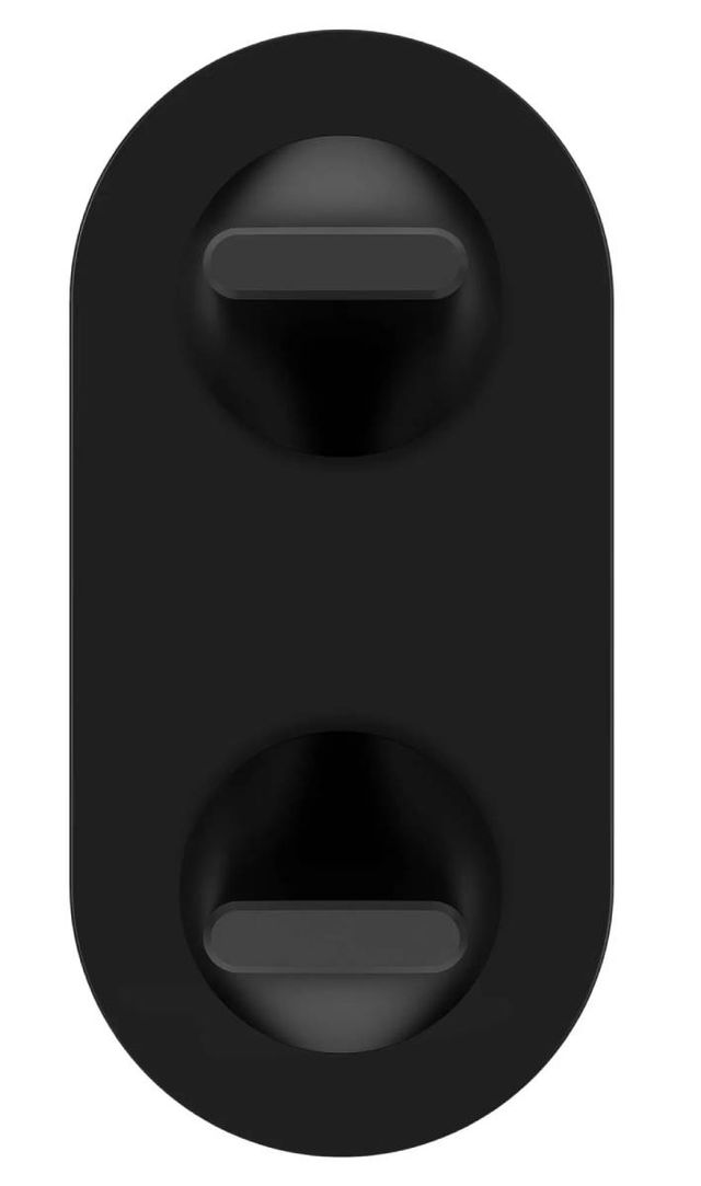 DXV Modulus Matte Black 2-Handle Thermostatic Valve Trim Only-0