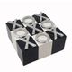 A & B Home Black/White Tic-Tac-Toe Game Box-3