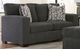 American Wholesale Furniture Griffin Charcoal Loveseat-0