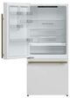 FORNO® Milano Espresso 31 in. 17.2 Cu. Ft. White Counter Depth Bottom Freezer Refrigerator-3