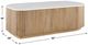 Uttermost® Arik Natural/White Marble Top Coffee Table-3