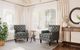 Jofran Inc. Aubrey Midnight Accent Chair-1
