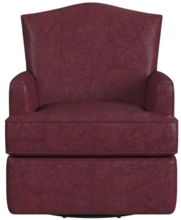 Flexsteel® Customizable Judge Leather Swivel Chair-4