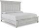 Benchcraft® Kanwyn 3-Piece Whitewash Queen Panel Bed Set-1
