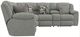 Catnapper Quinn 3-Piece Nature Power Reclining Sectional-4