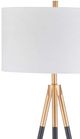 Bassett Mirror Rowe Black Floor Lamp-1