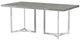 Coaster® Sterling Gray Rectangular Dining Table with Chrome Base-2