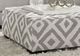 Furniture of America® Hermiston Gray Ottoman-2